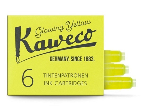 Tintenpatrone Kaweco glowing yellow
