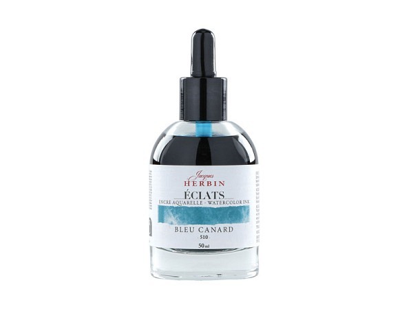 Tinte Herbin Aquarelltinte Éclats grünblau 50ml