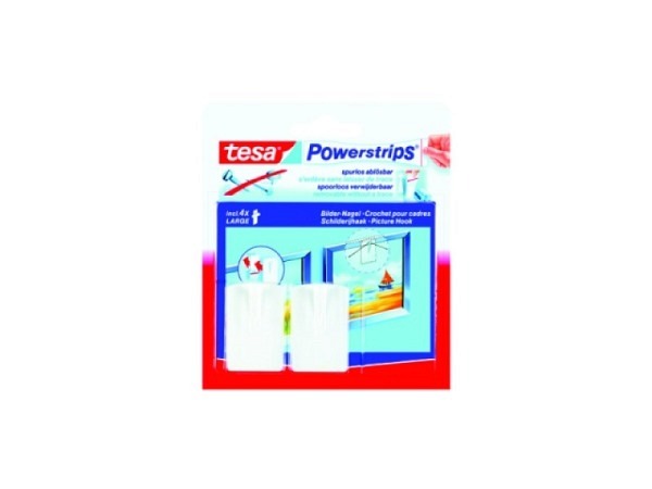 Powerstrips Tesa Bildernagel weiss, 2 Stück, max.1kg
