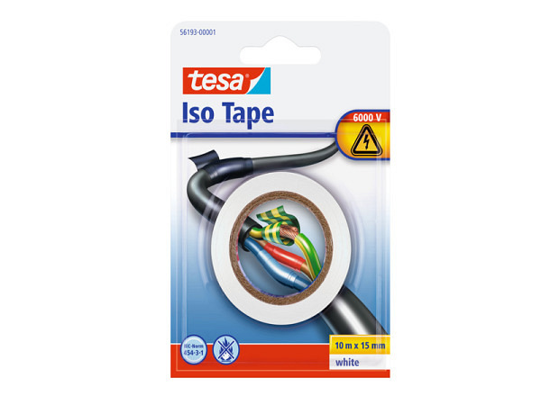 Isolierband Tesa Iso Tape 15mmx10m weiss im Blister
