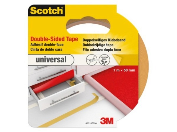 Klebeband Scotch doppelseitig Universal, 50mmx7m
