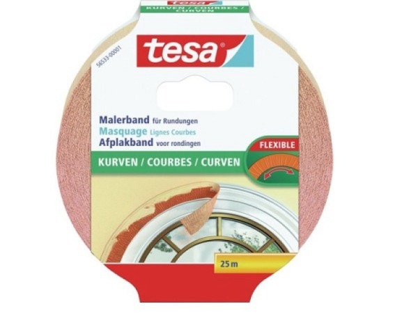 Abdeckband Tesa Flexible 25mmx25m, Malerkrepp