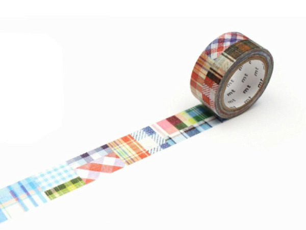 Klebeband mt Washi Masking Tape EX Patchwork 20mmx7m