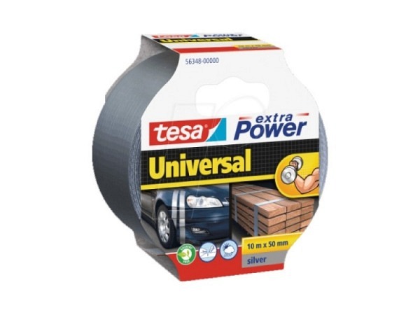 Klebeband Tesa Reparaturband Extra-Power silber 50mmx10m