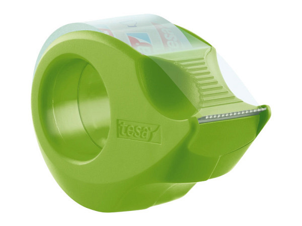 Abroller Tesa Eco & Crystal 19mmx10m farbig assortiert
