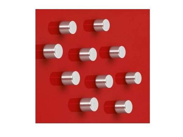Magnet Sigel SuperDym silber Ø 10mm stark