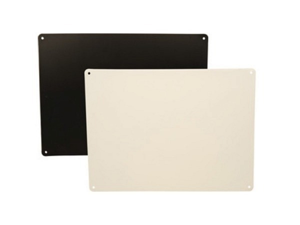 Magnetplatte BoOffice 48x58cm schwarz, metallisierte Tafel, magnetisch