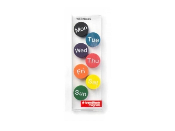 Magnet Trendform Weekdays 7Stk.