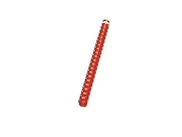 Plastikspiralen GBC CombBind 21 Ringe 8mm rot 100Stk.