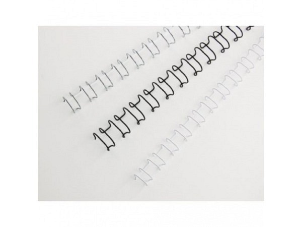 Drahtspiralen GBC 21 Ring 8mm silber 100Stk.