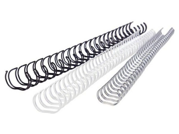 Drahtspiralen Renz 23 Ring 8mm silber ca. 60 Blatt