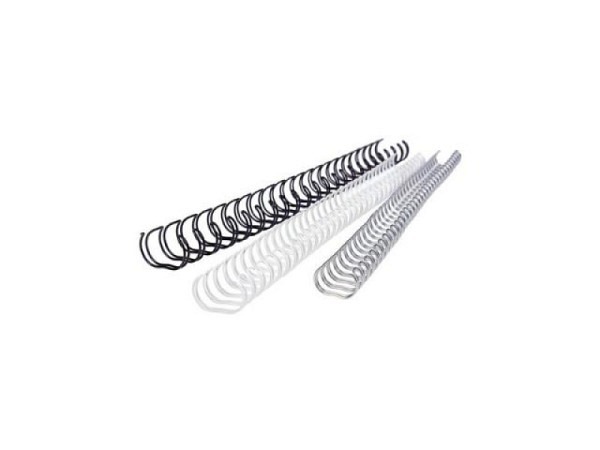 Drahtspiralen Renz 34 Ring 6,9mm weiss 100Stk 2:1-Teilung, für ca. 45 Blatt