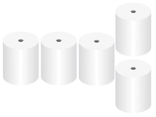 Additionsrolle Thermo einfach Papierbreite 80mm, 5 Stk