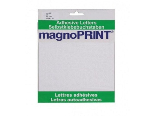 Zahlen Magnoprint SK 12,5mm weiss 0-9