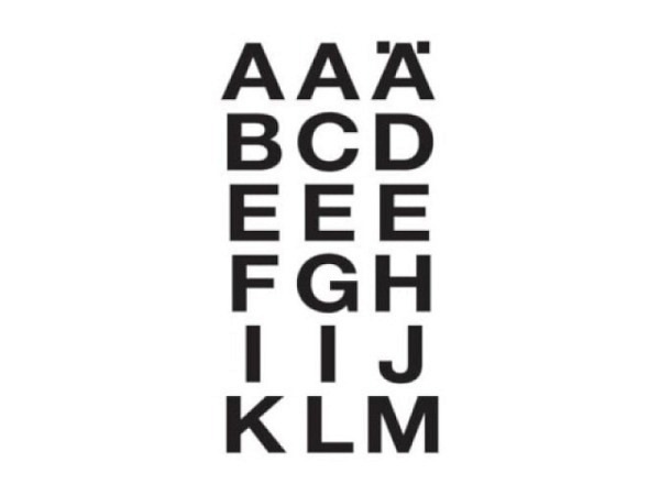 Buchstaben Herma Sticker A-Z 20mm 