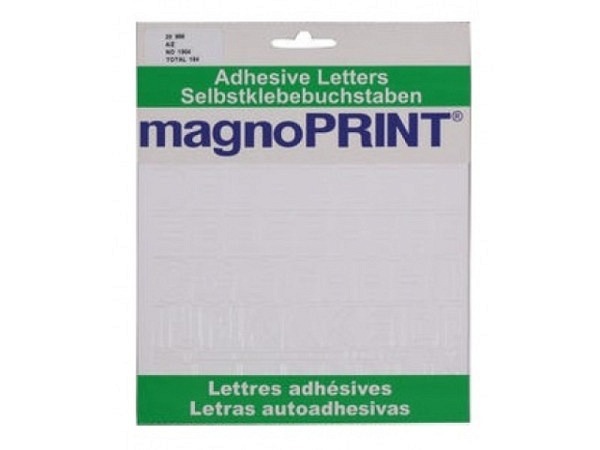 Buchstaben Magnoprint SK 20mm weiss A-Z