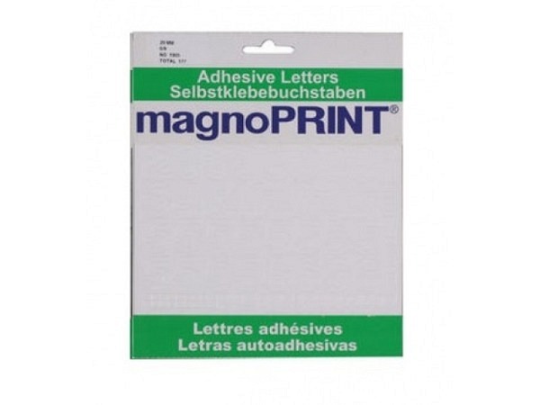 Zahlen Magnoprint SK 20mm weiss 0-9