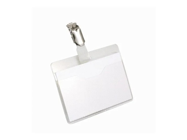 Namensschilder Durable 60x90mm 8003 Querformat mit Clip 25St
