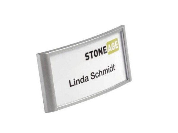 Namensschilder Durable Classic 34x75mm 854223 10 Stück Magnetische Namensschilder