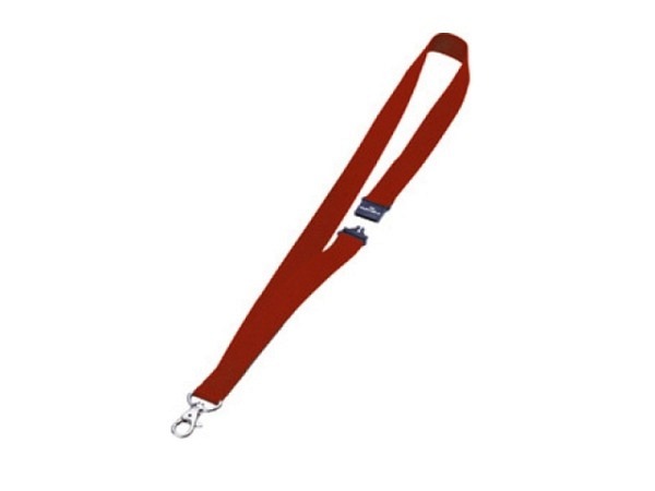 Ausweishalter Durable Lanyard Textilband rot 8137-03 10Stk