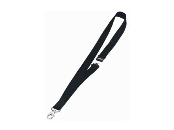 Ausweishalter Durable Lanyard Textilband schwarz 8137-01 10Stk