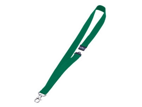 Ausweishalter Durable Lanyard Textilband grün 8137-05 10Stk