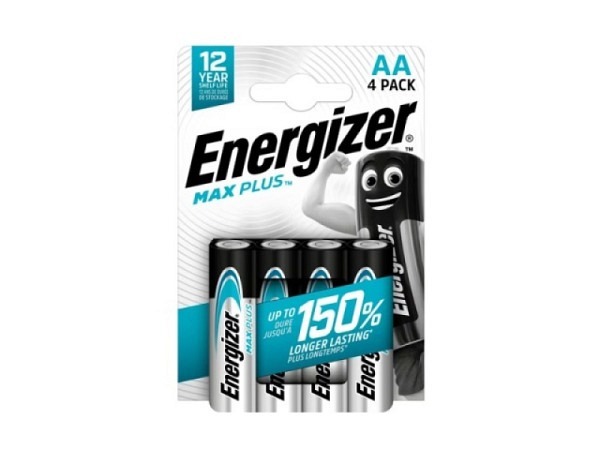 Batterien Energizer Max Plus AA 4St 1,5V. Alkalibatterie