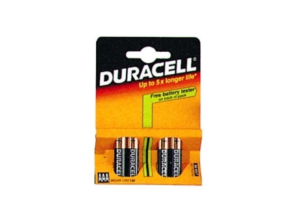 Batterien Duracell Plus AAA 1,5V 4St bis zu 40% mehr Energie