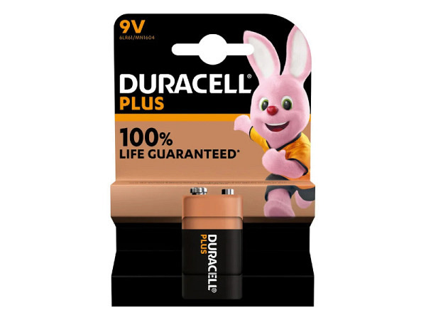 Batterien Duracell Plus 9V 