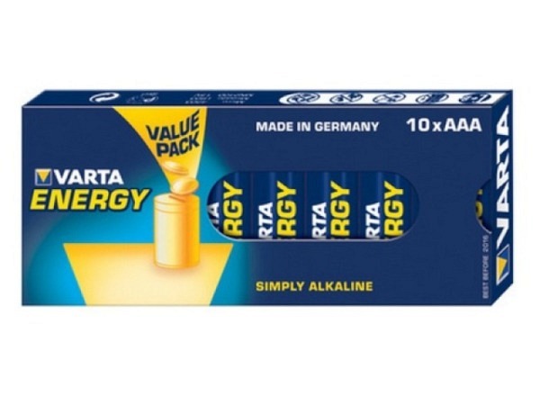 Batterien Varta Alkaline Energy AAA 10 Stk.