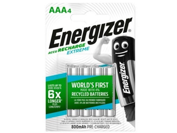 Batterien Energizer Accu Recharge AAA 4Stk.