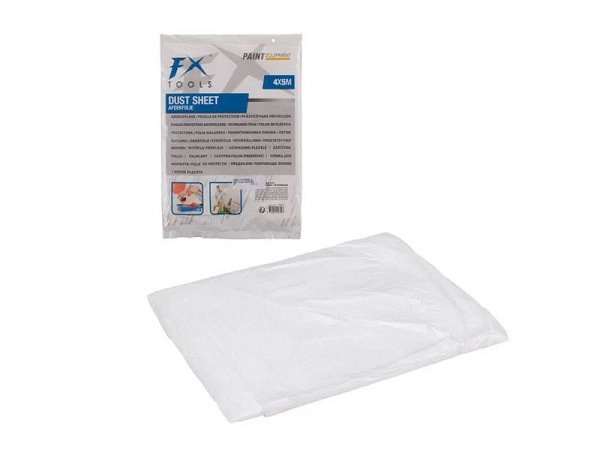 Abdeckfolie transparent 4x5m ergibt 20qm