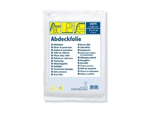 Abdeckfolie Westex transparent 4x5m ergibt 20qm