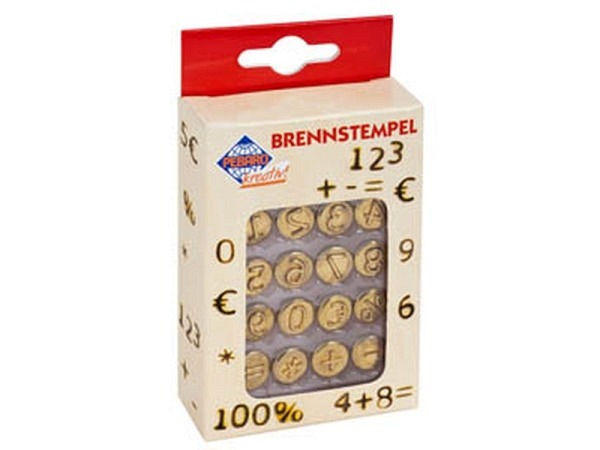 Brennpeter Glorex Brennstempelsatz Zahlen