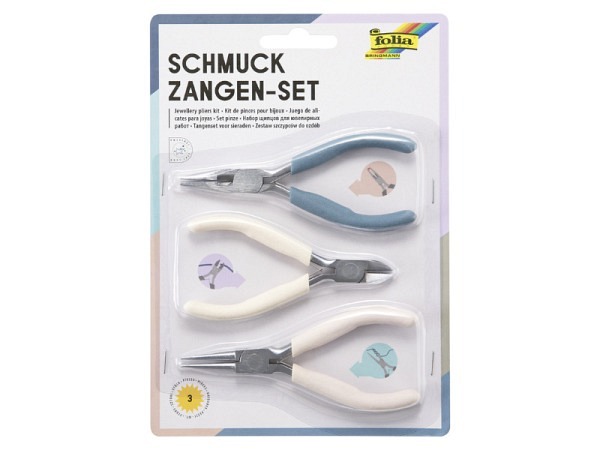 Zange Folia Zangen-Set für Schmuckarbeiten 