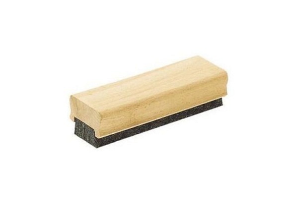 Tafelwischer Wonday für Schiefertafeln mit Holzgriff und Löschfilz