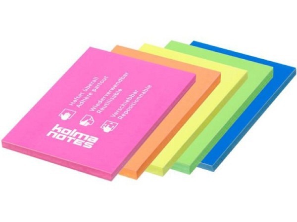 Moderationskarten Kolma Notes A7 fünf Farben 10x100 Blatt