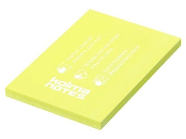 Moderationskarten Kolma Notes A7 gelb 100 Blatt