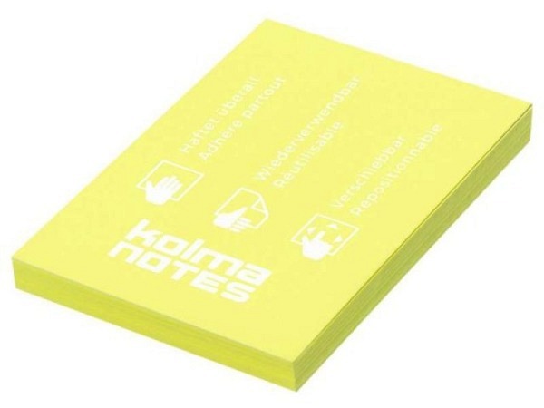 Moderationskarten Kolma Notes A8 gelb 100 Blatt