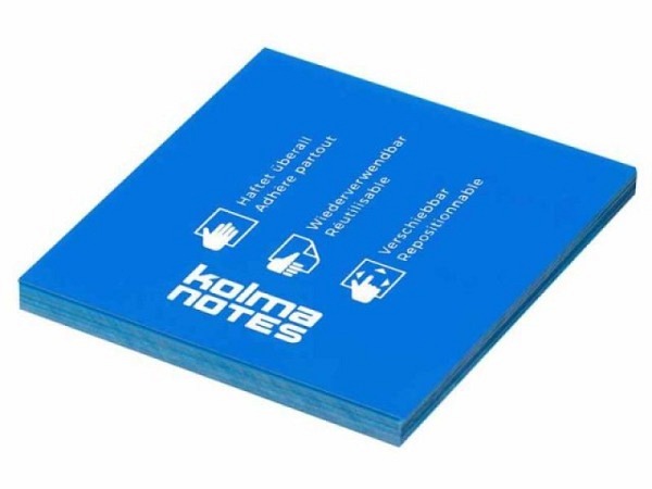Moderationskarten Kolma Notes 76x76mm blau 100 Blatt