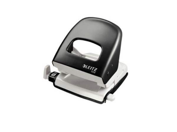 Locher Leitz Nexxt 5008 schwarz, robuster Metalllocher
