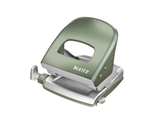 Locher Leitz Nexxt 5006 seladon grün, robuster Metalllocher