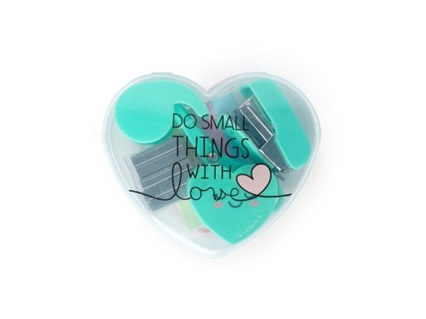 Heftapparat Legami Mini-Büro-Box Do Small Things with Love