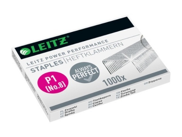 Heftklammern Leitz Nr.8 für 5547, 6/4, 1000Stk.