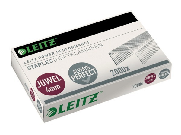 Heftklammern Leitz Juwel 5460 4mm lang 2000Stk