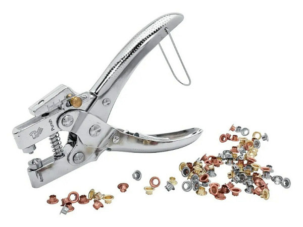Oesenzange Rapid chrom für Ösen Durchmesser 4mm