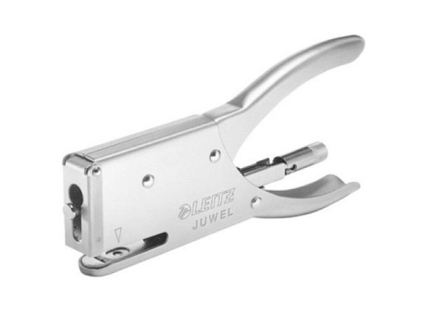 Heftzange Leitz Juwel 5556 Metall silber bis 12 Blatt