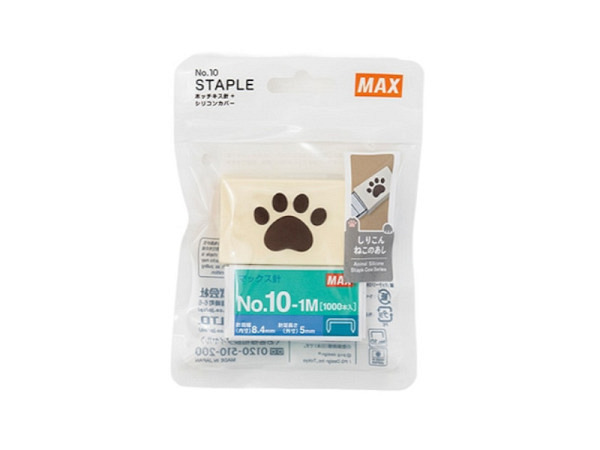 Heftklammern Max No. 10-1M 1000Stk. Set Katzenpfote braun