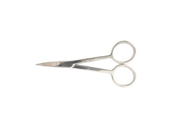 Schere Rico Design Präzisionsschere 10,5cm, mit in Spitz laufenden kurzen Klingen, kleine runde Auge