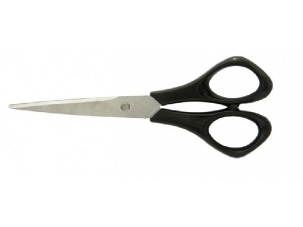 Schere Magna 493 21cm schwarzer Griff, ideal für Papier